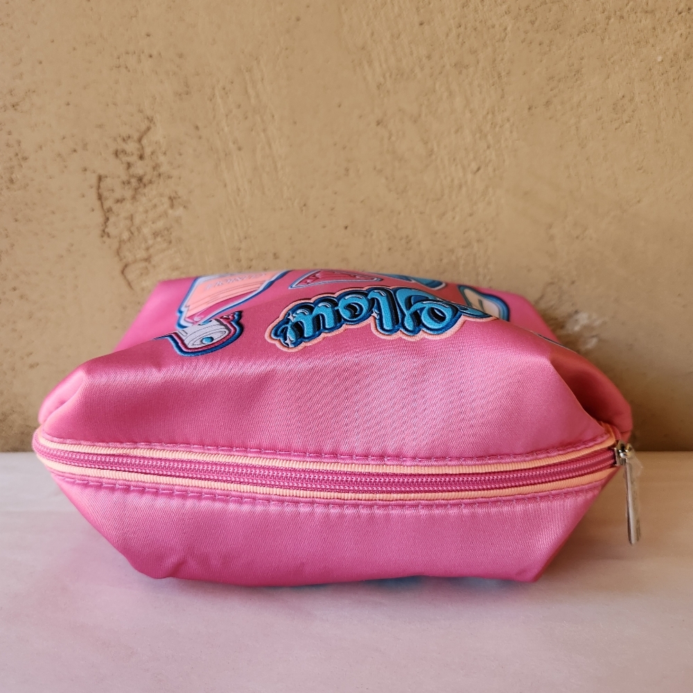 Pink Clinique Cosmetic Bag with Fun Patches - Picture 6 of 6